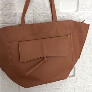 NEW Anthropologie Rose/Tan Purse with clutch